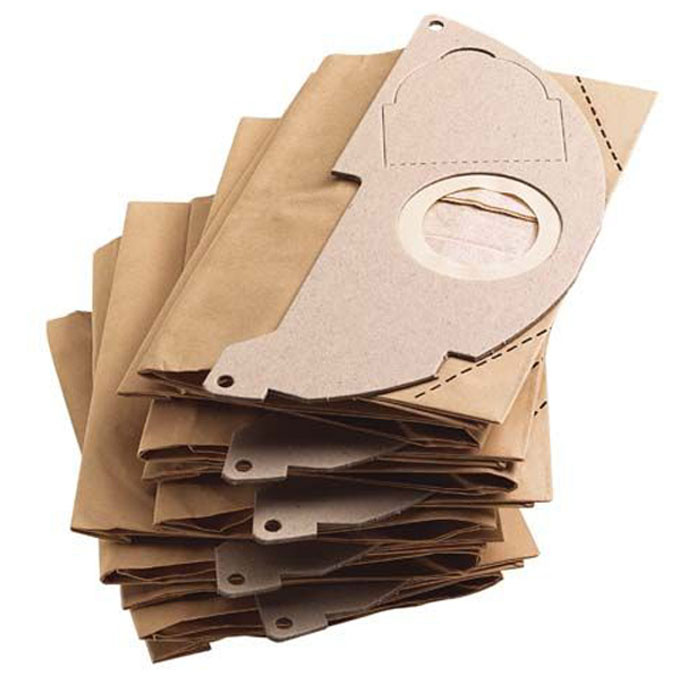 Бумажные фильтр-мешки Karcher 6.904-322.0, 5 шт #1