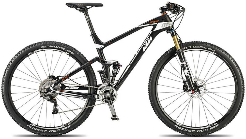 Велосипед горный KTM "Scarp 29 Prime 2015", двухподвесный, цвет: черный ...