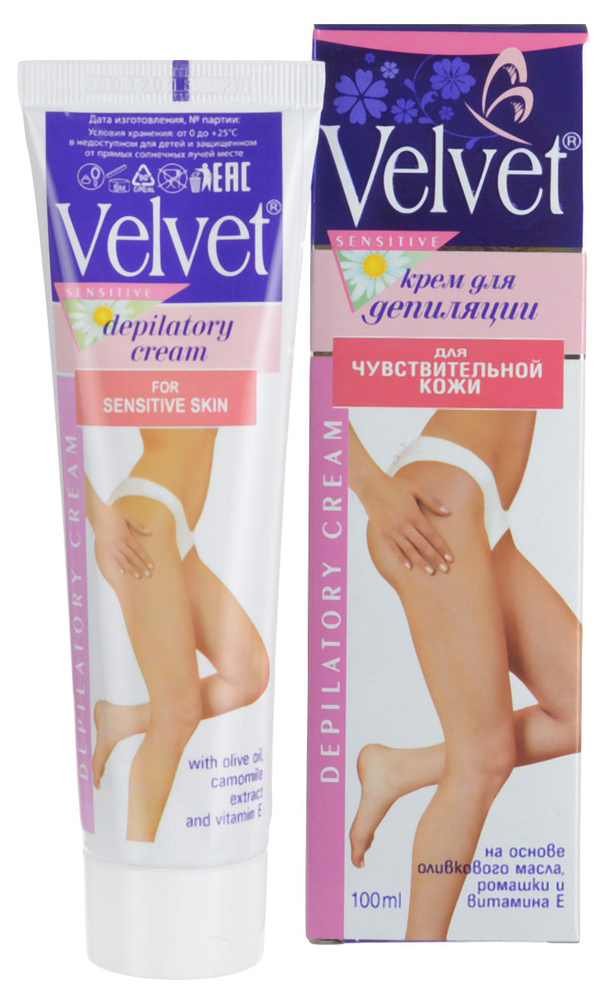 Velvet Депилятор для чувствительной кожи, 100 мл #1