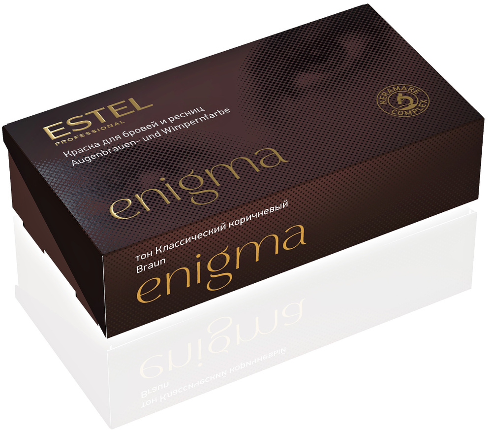 Estel Enigma Краска для бровей и ресниц Тон Классический коричневый  #1