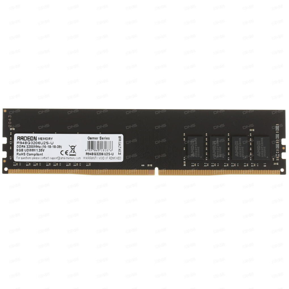 AMD Оперативная память Оперативная память Radeon R9 Gamer Series (R948G3206U2S-U) DIMM DDR4 8ГБ 1x8 ГБ #1