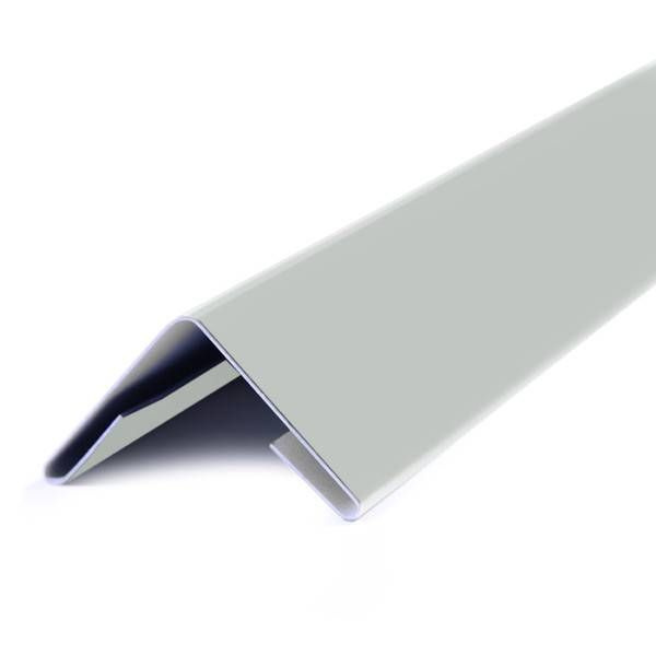 Угол наружный металлический белый, 60*60 мм, длина 1500 мм, 1шт  #1