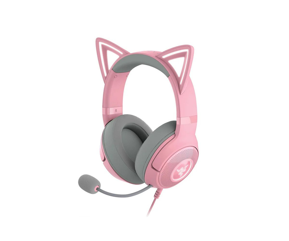 Игровые наушники Razer Kraken Kitty V2 Quartz #1