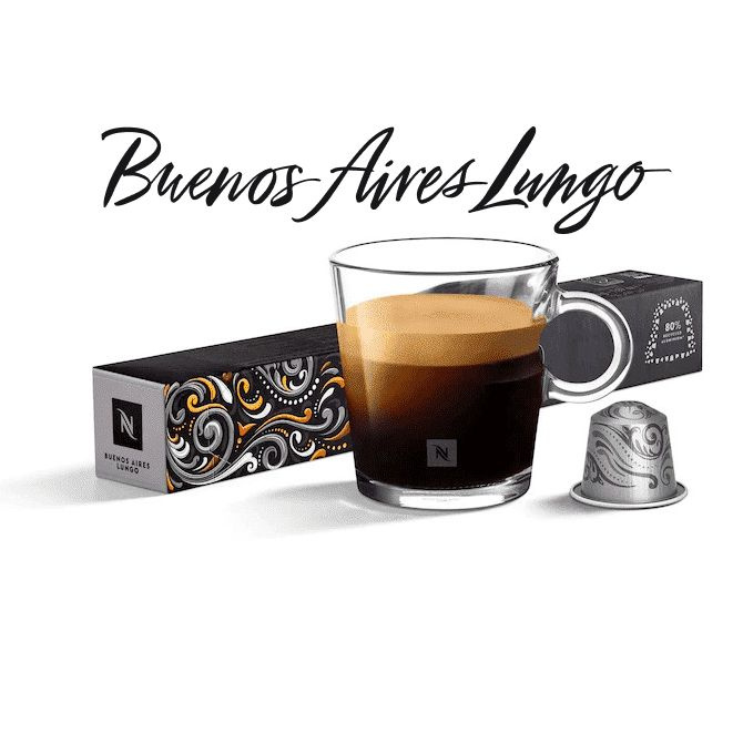 Кофе Nespresso Buenos Aires Lungo в капсулах, 10 шт., для кофемашин Original  #1