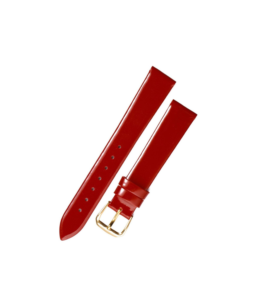 Ремешок для часов кожаный 8 мм красный Haspic от MyPads #1