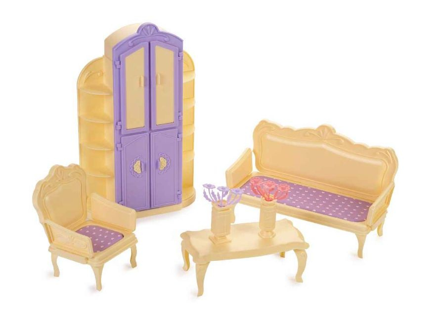 Мебель для кукол Гостиная комната Маленькая принцесса (лимонная)  #1