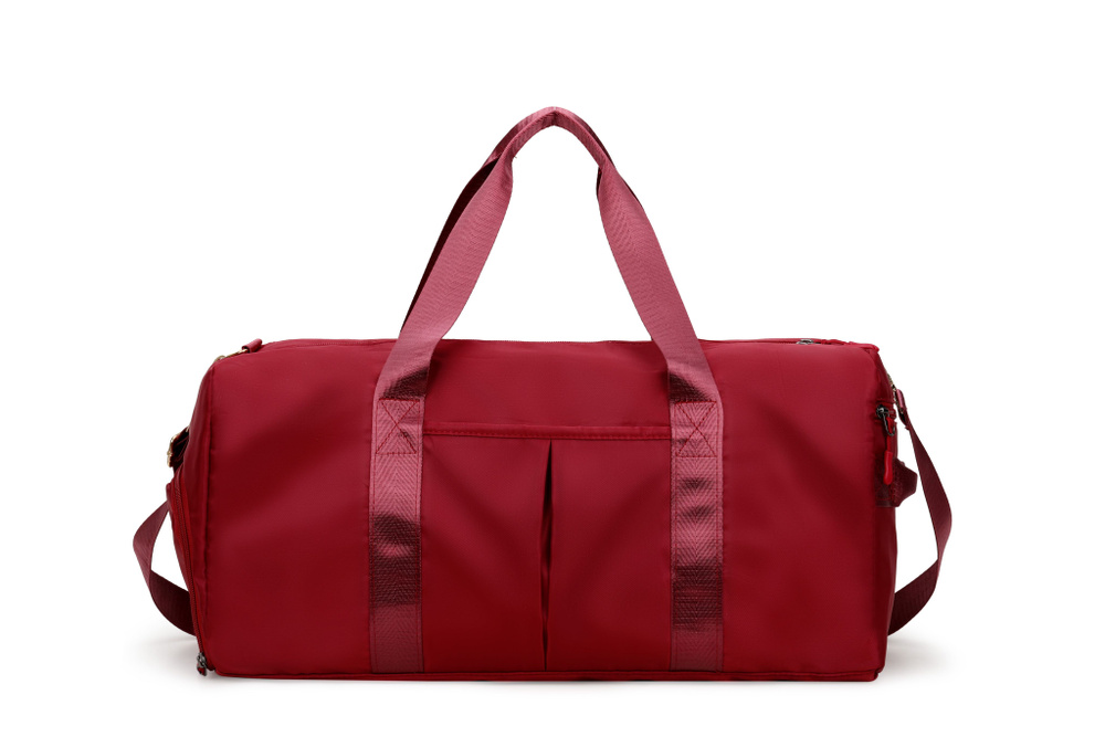 Сумка спортивная, сумка дорожная, ручная кладь, JAIFAS, бордовый  #1