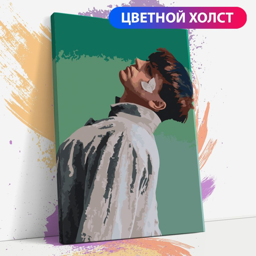 Картина по номерам на холсте с подрамником "Импровизация. Арсений Попов", 30х40 см  #1
