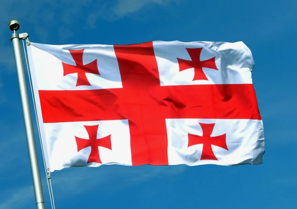 Флаг Грузии 90х135 см #1