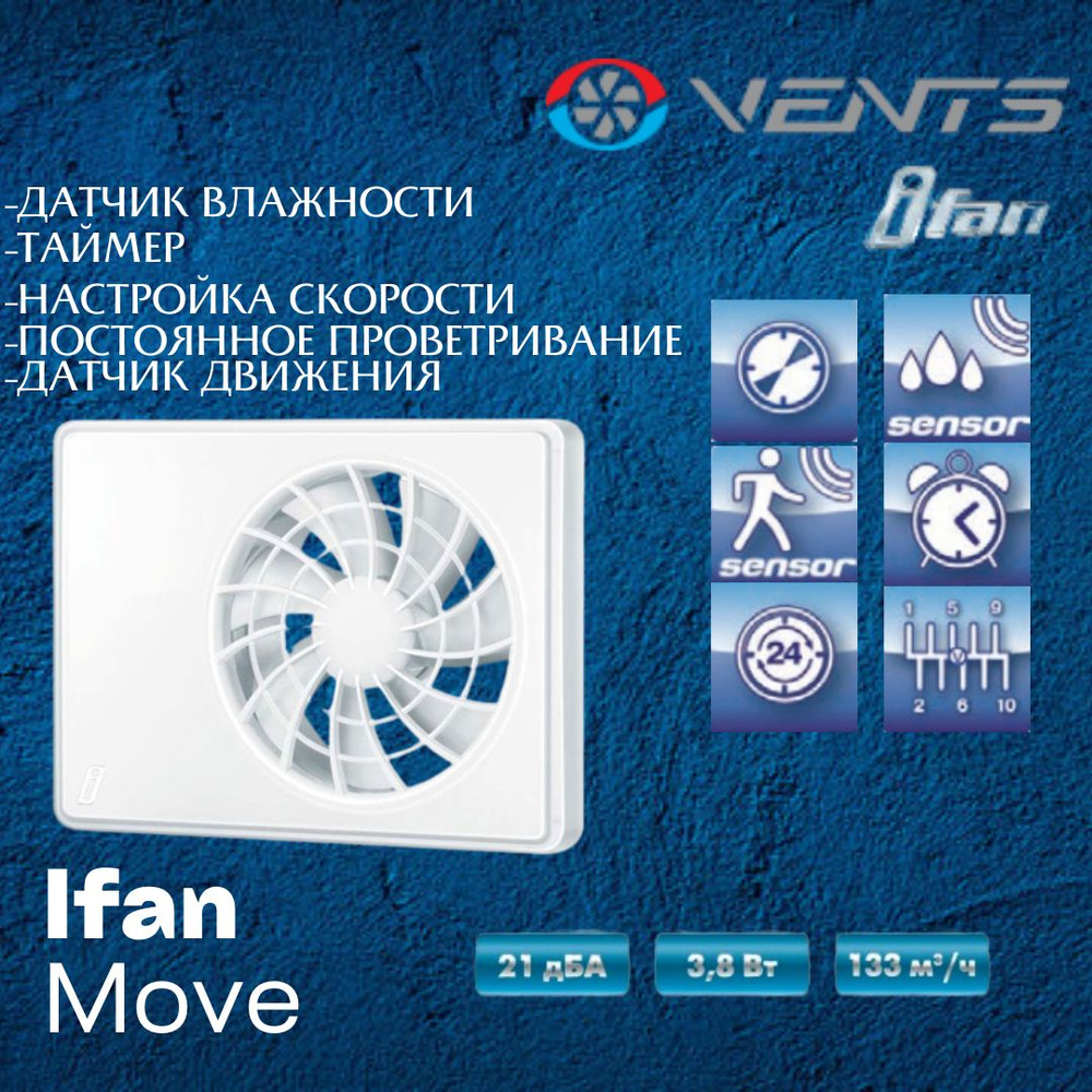iFan интеллектуальный осевой вентилятор для вытяжной вентиляции  #1