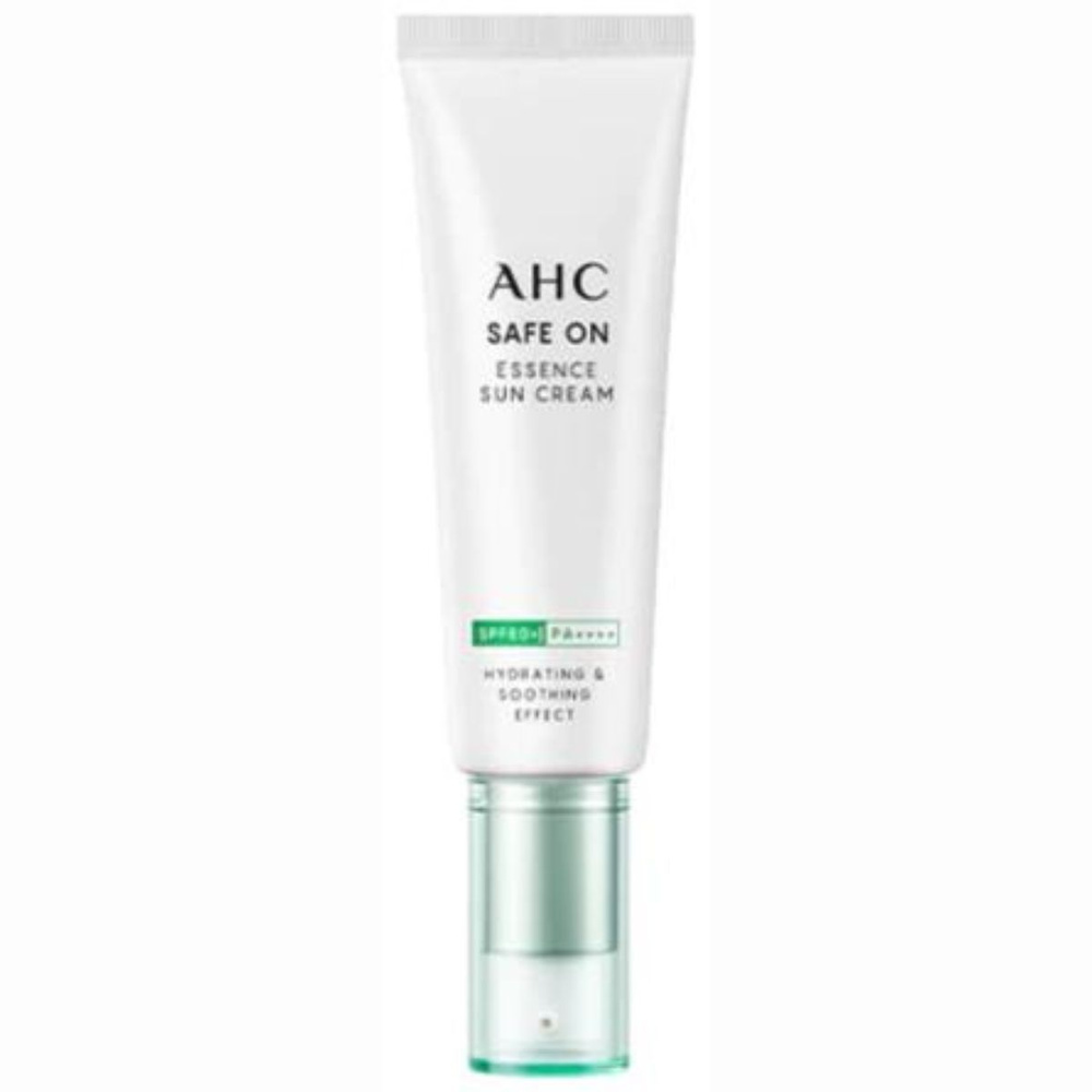 Солнцезащитный крем с экстрактом центеллы AHC Safe On Essence Sun Cream SPF50+  #1