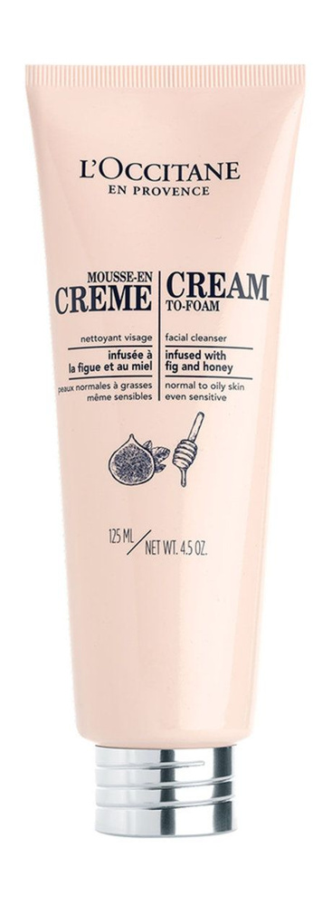 Очищающий крем-мусс для лица L'Occitane Cream To-Foam Facial Cleanser ...