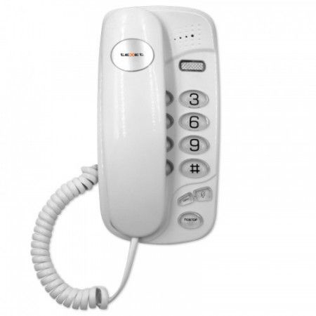 Телефон проводной TeXet TX-238 белый #1