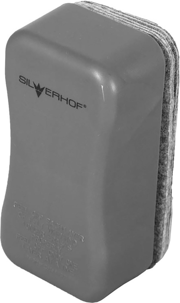 Стиратель для досок 4.2х5х9.5 см, серый (659003-02) #1