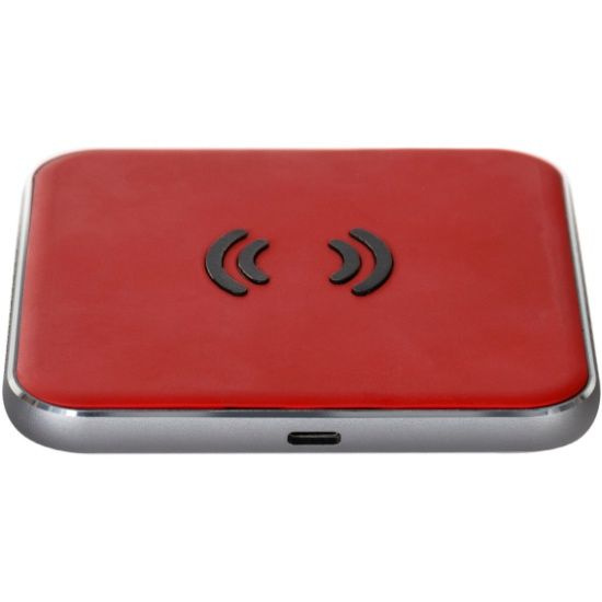 Беспроводное стильное зарядное устройство Rombica NEO Energy NQ-00240 Red / красный, металл, USB Type-C, #1