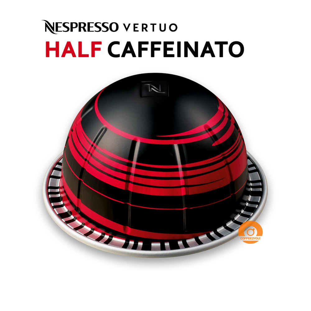 Кофе Nespresso Vertuo HALF CAFFEINATO в капсулах, 10 шт. (объём 230 мл.) #1