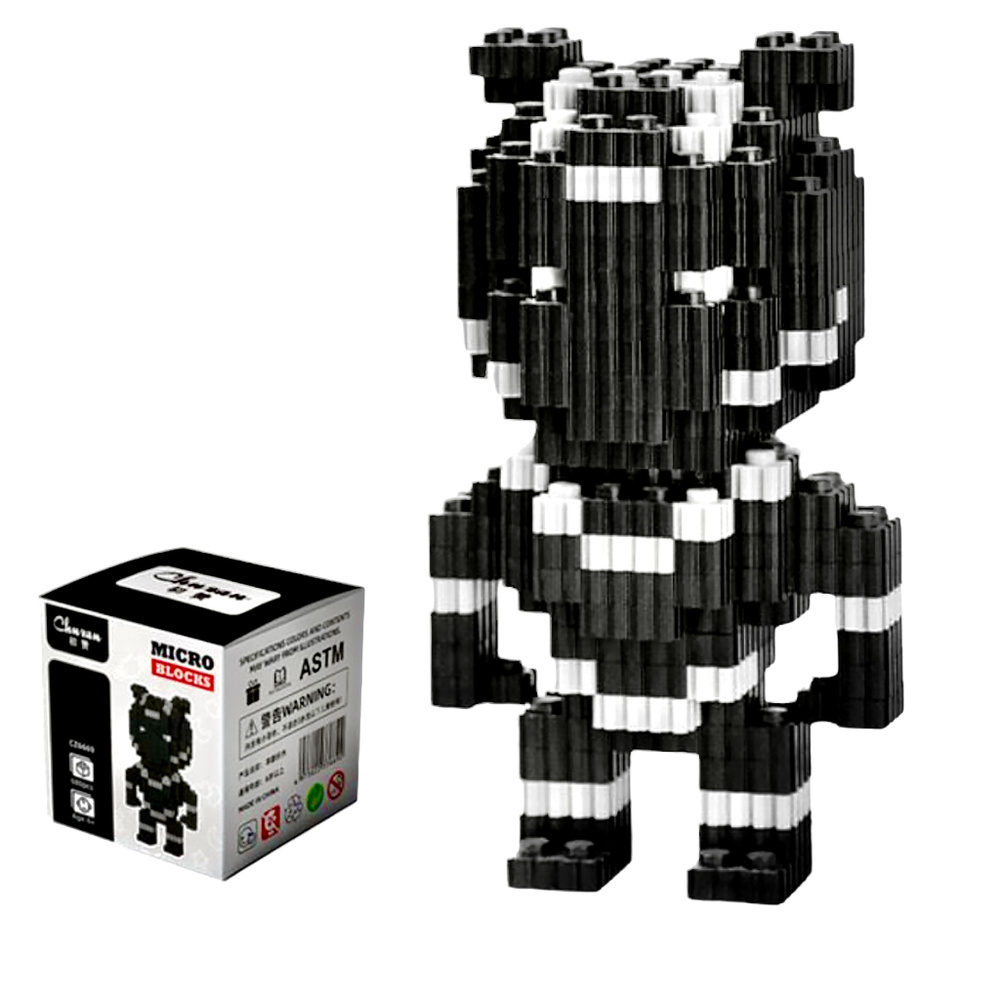Конструктор 3D Техник набор "Черная Пантера" 161 детали, супергерои ( миниблоки marvel / 3 D не совместимый #1