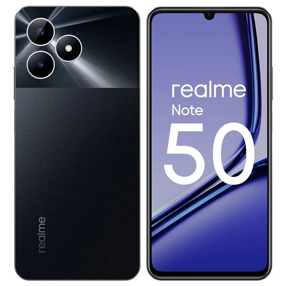 realme Смартфон Note 50 3/64 ГБ, черный #1