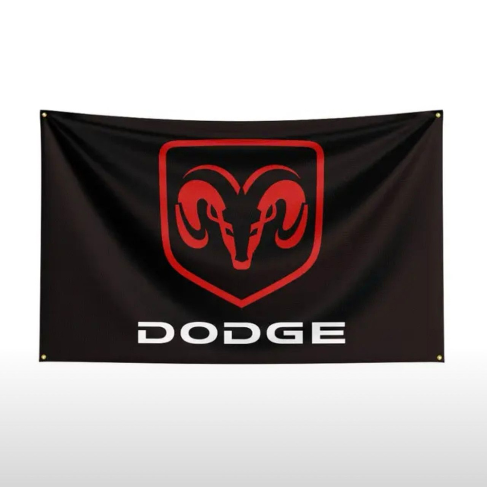 Флаг плакат баннер JDM Dodge Додж #1