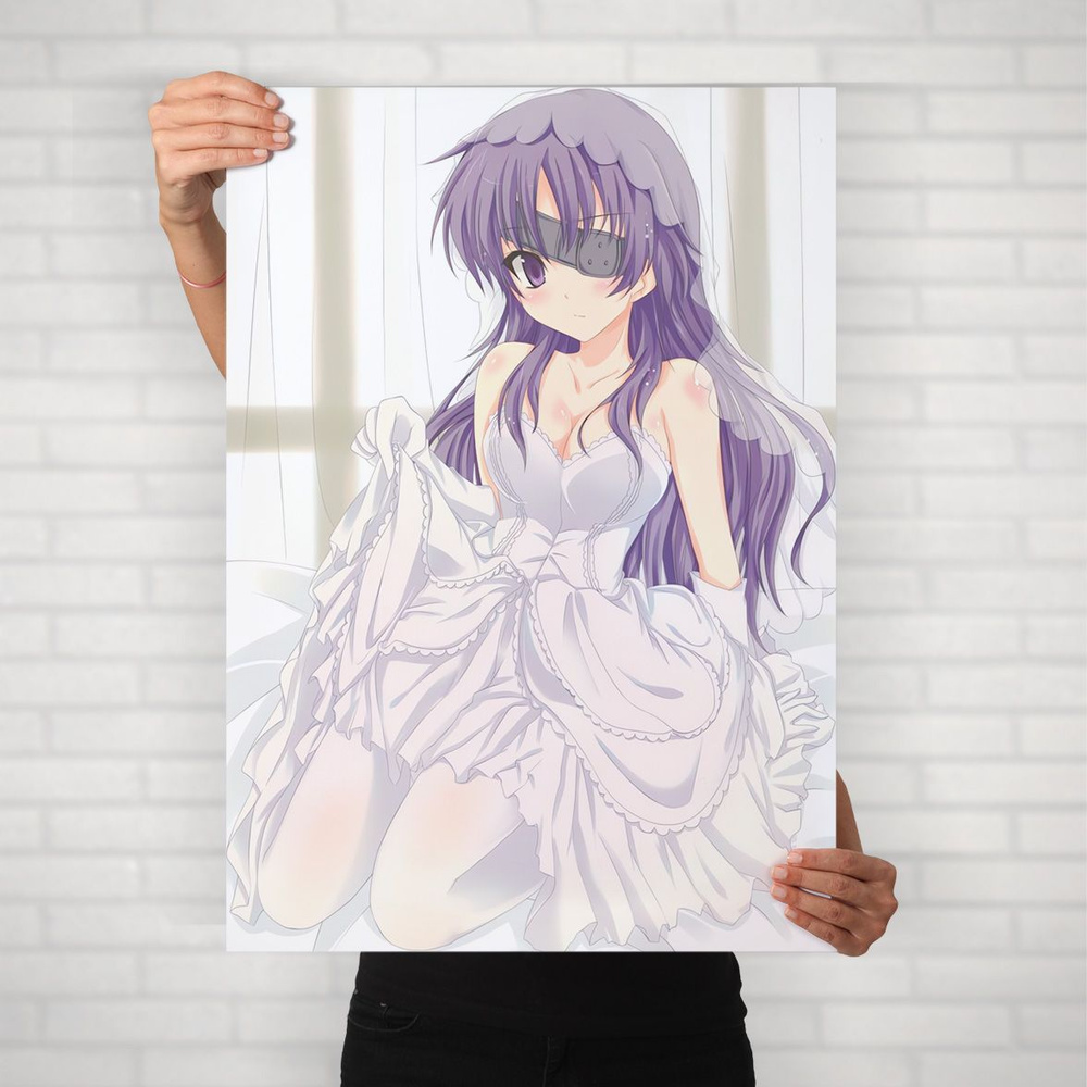 Плакат на стену для интерьера Дневник будущего (Mirai Nikki - Минэнэ Урю 3) - Постер по аниме формата #1