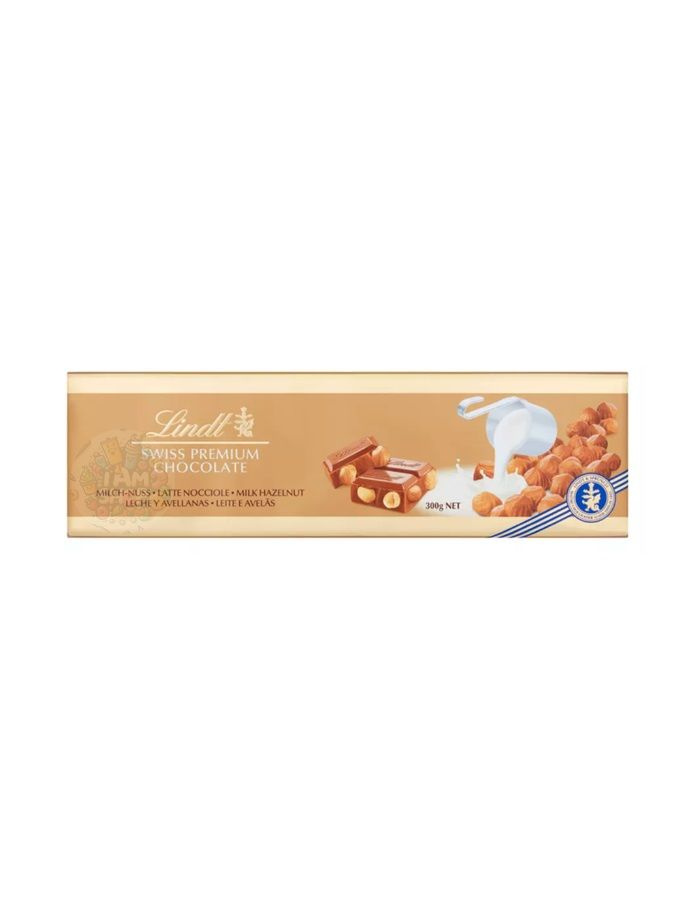 Шоколад Lindt молочный Gold с цельным фундуком Lindt & Sprungli ...