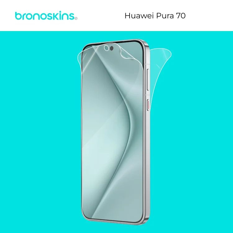 Защитная бронированная пленка на экран Huawei Pura 70 (Глянцевая)  #1