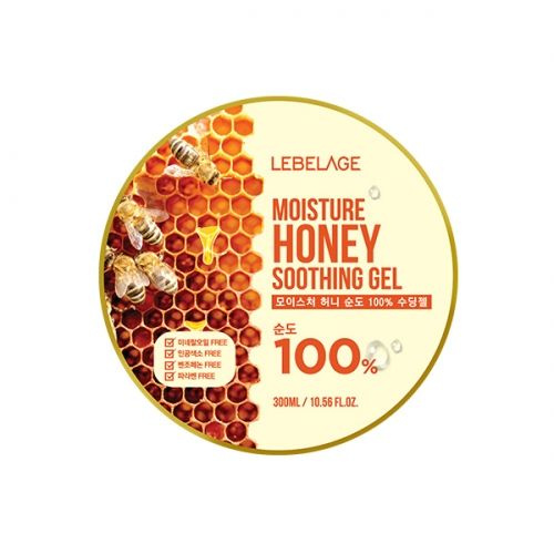 Lebelage Гель для тела Moisture Honey Purity 100% Soothing Gel с экстрактом мёда, 300 мл.  #1