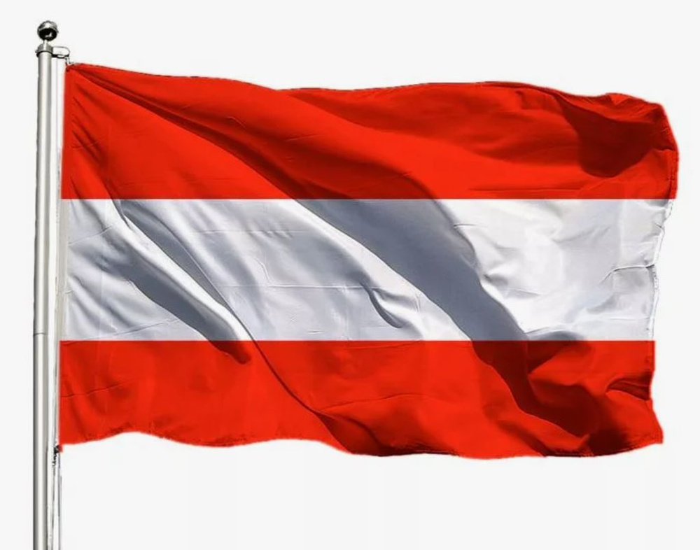 Флаг Австрии 80х120 см с люверсами #1