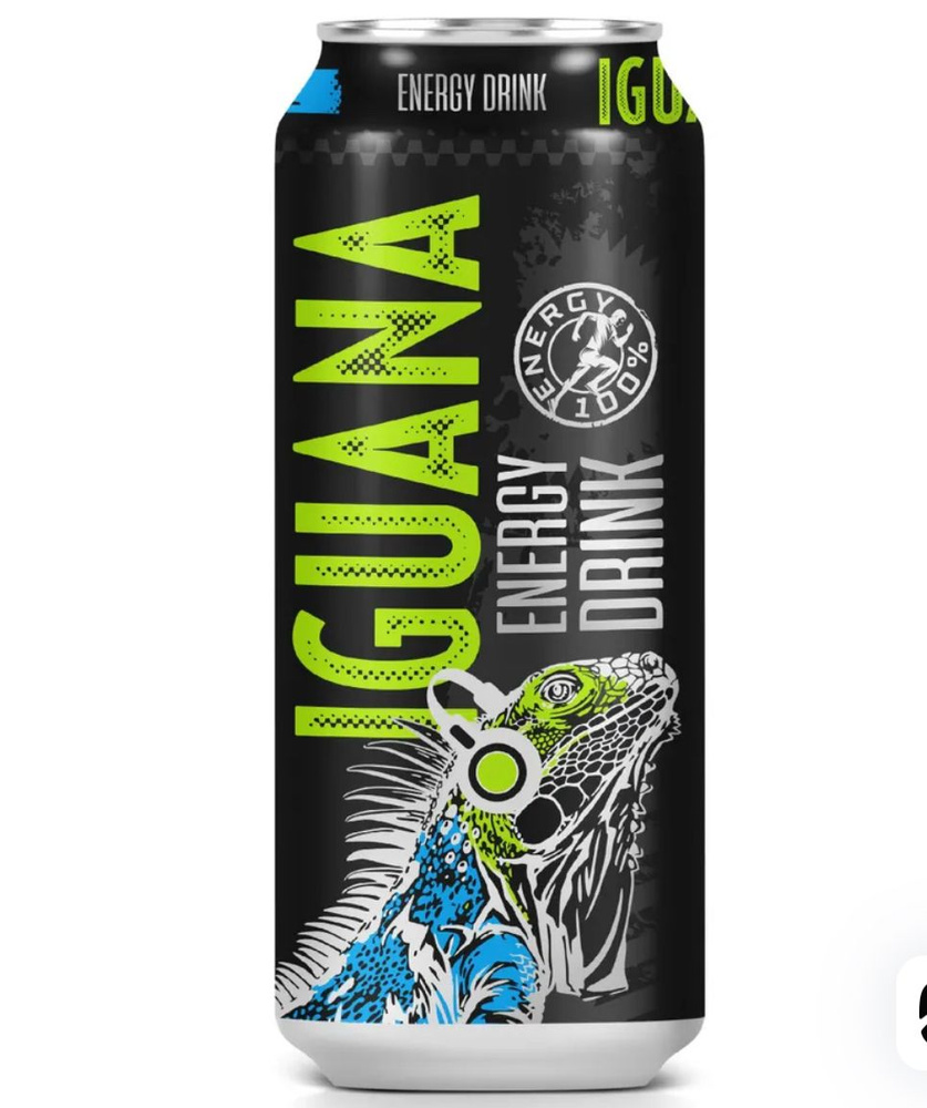 Энергетический напиток Iguana Оригинальный вкус 12 шт #1