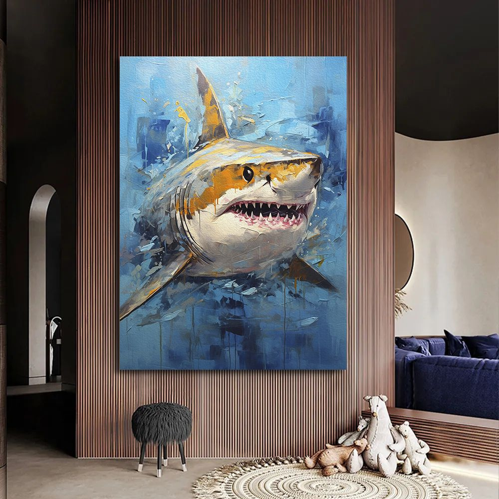Картина на стену Акула, 50х70 см. #1