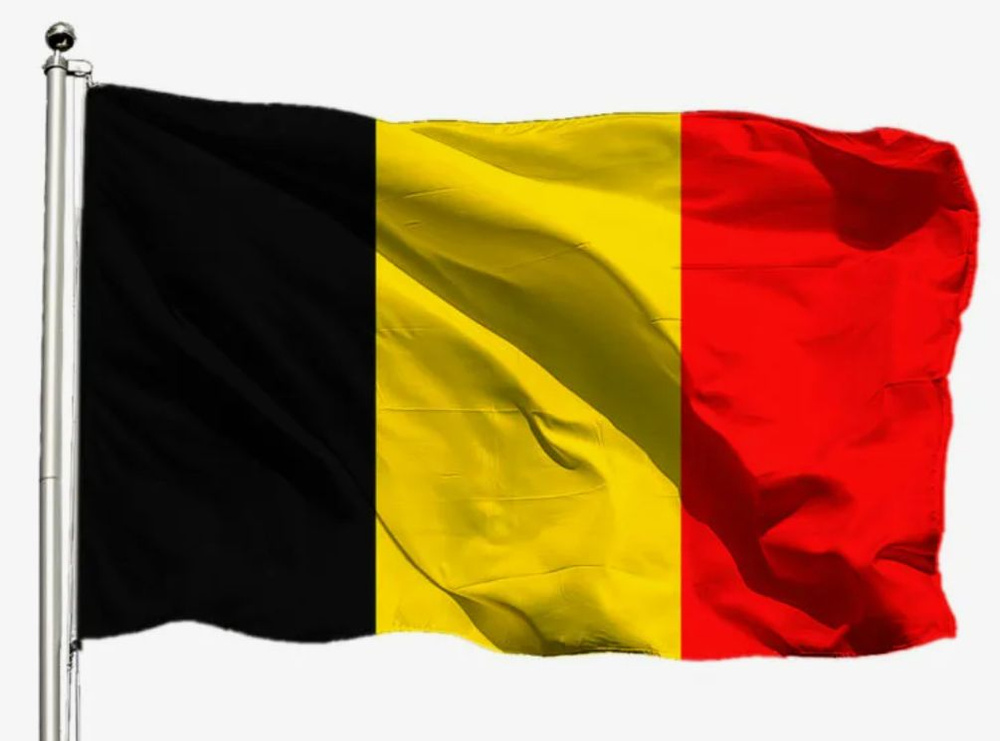 Флаг Бельгии 90х135 см с люверсами #1