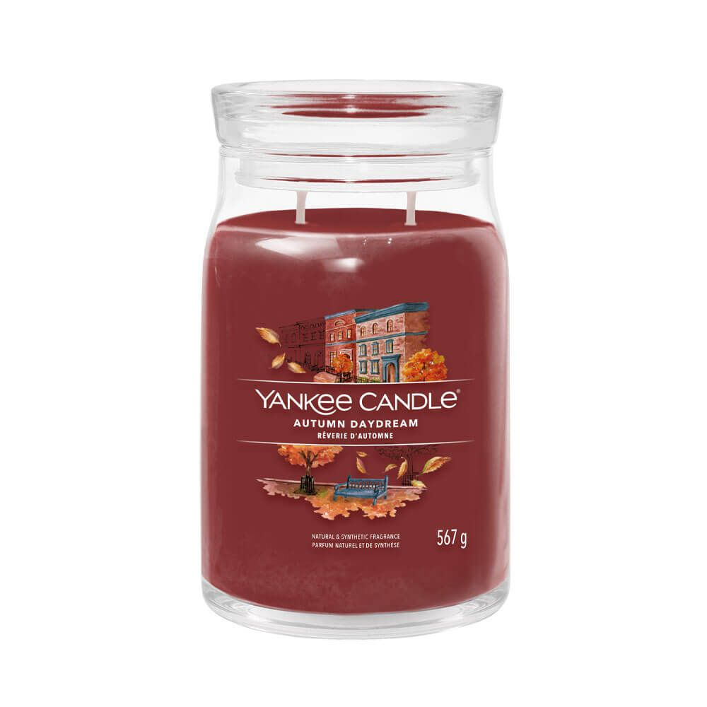 Yankee Candle Свеча ароматическая "Осенняя мечта", 16 см х 9 см, 1 шт  #1