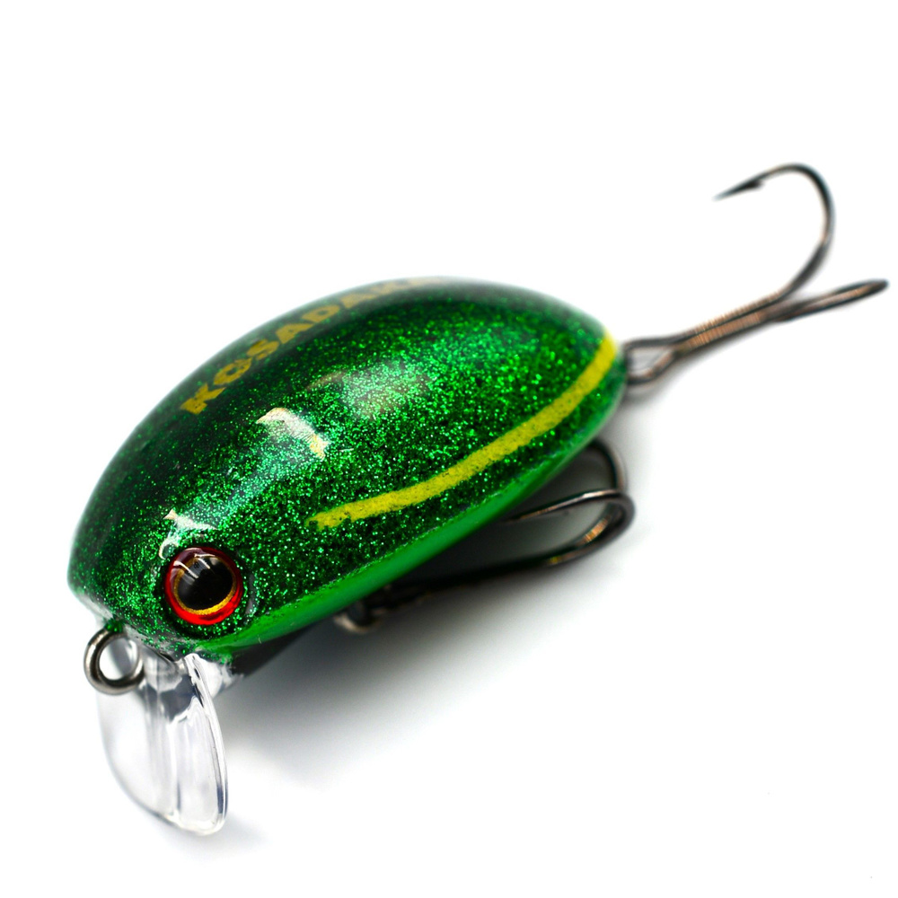 Воблер Kosadaka May-Beetle 35F (3.8г) для рыбалки майский жук на голавля, окуня  #1