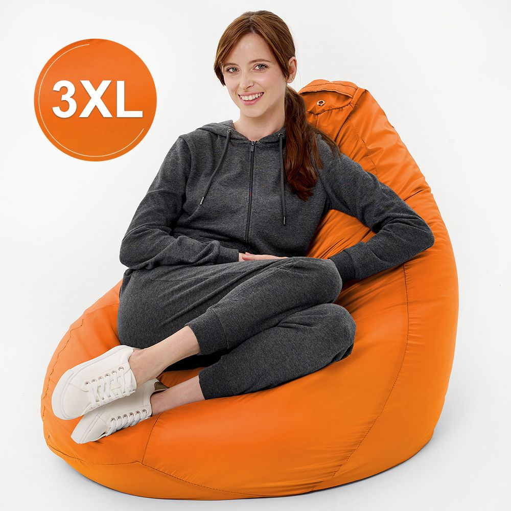 F78 Кресло мешок XXXL СТАНДАРТ+ Оранжевый 3XL Oxford #1