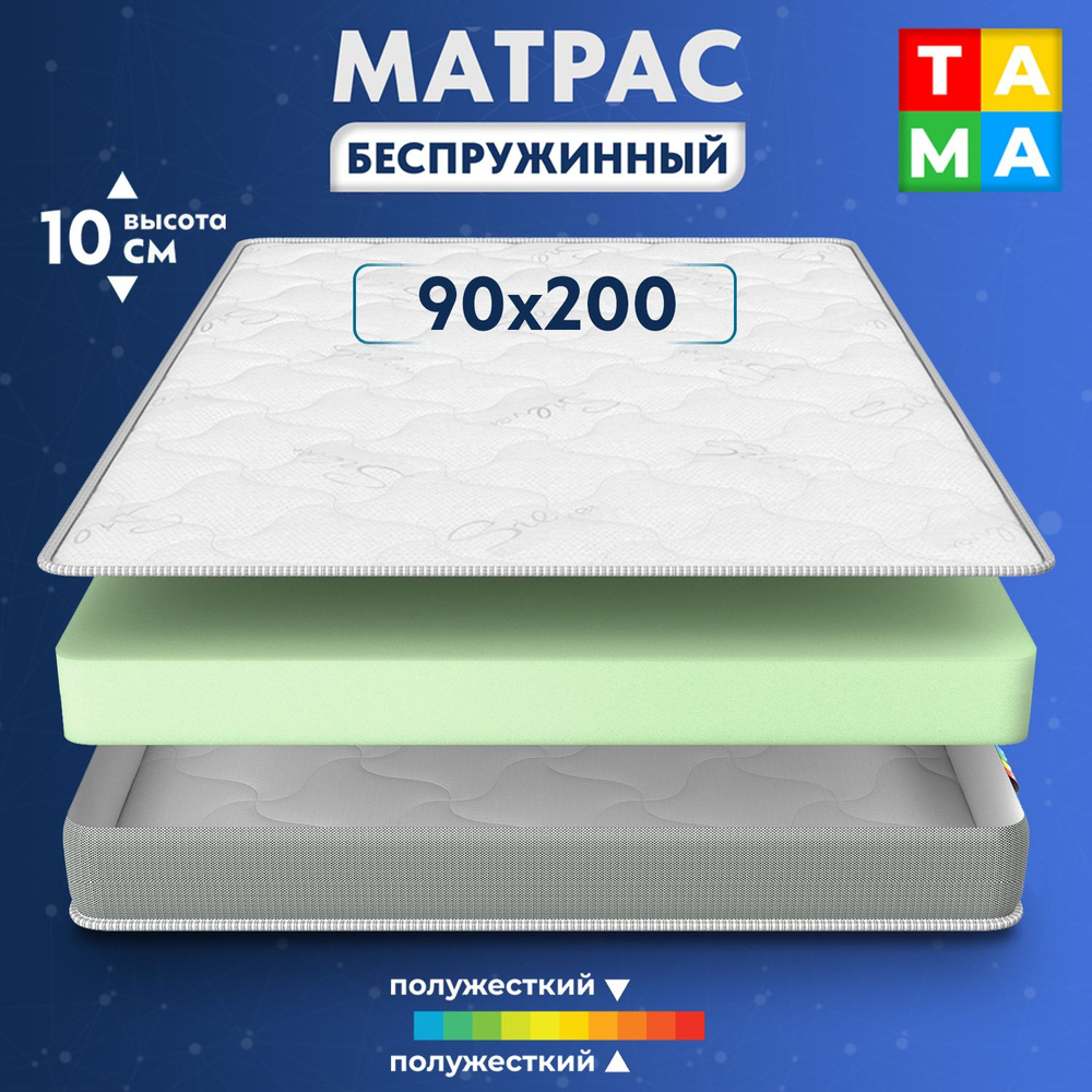 TAMA Матрас FOAM ROLL 10, Беспружинный, 90х200 см #1