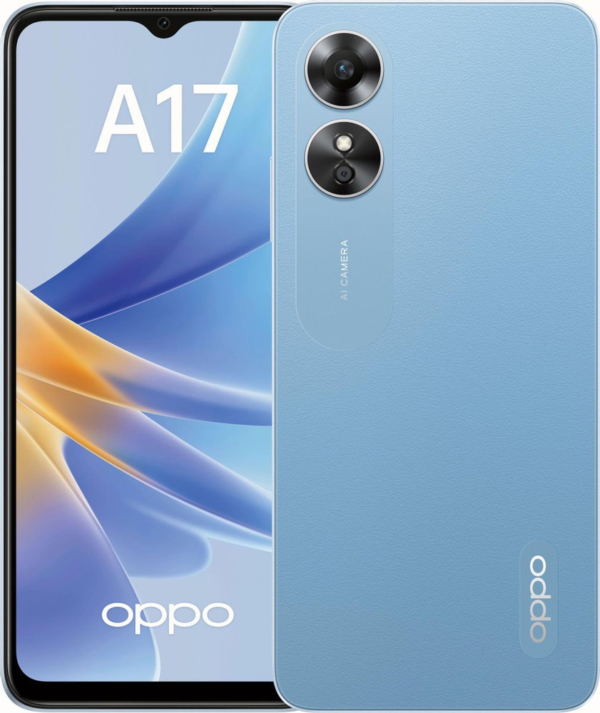 Смартфон OPPO A17 CPH2477 - купить по выгодной цене в интернет-магазине  OZON (1526904035)