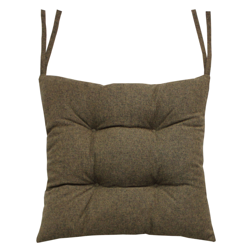 Подушка для сиденья МАТЕХ MELANGE LINE 42х42 см. Цвет коричневый, арт.32-946  #1