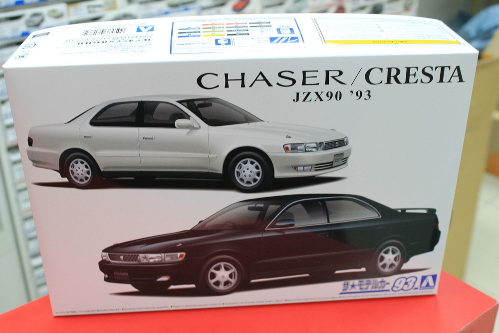 Сборная модель Aoshima 1:24 06173 Toyota Chaser/Cresta JZX90 #1