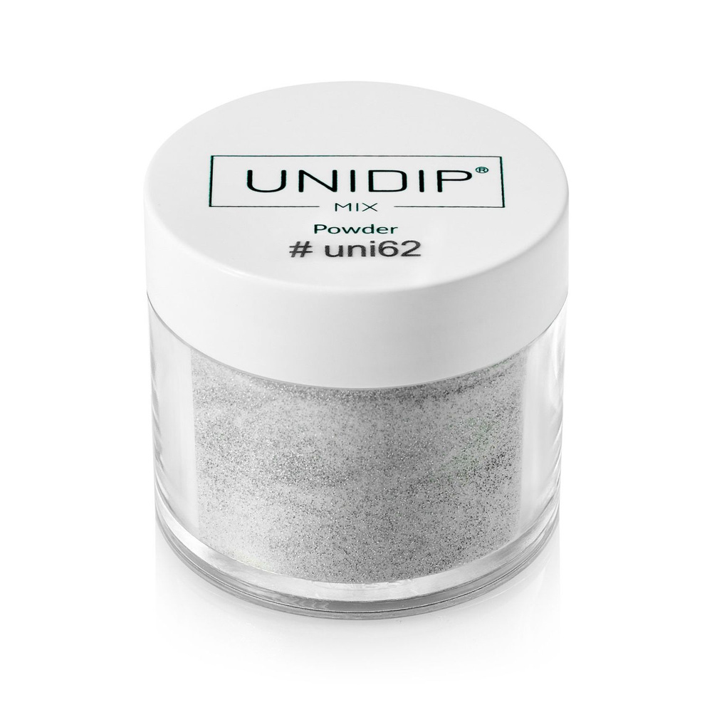 UNIDIP #uni62 Отражает свет / Дип-пудра для покрытия ногтей без УФ 24 г  #1