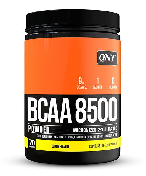 Аминокислоты Bcaa Powder 8500 QNT 350 г Лимон купить с доставкой по