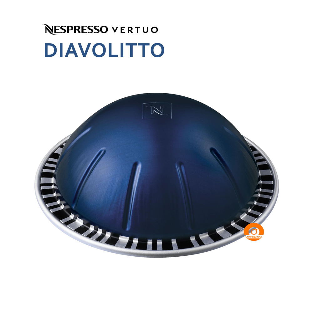 Кофе Nespresso Vertuo DIAVOLITTO в капсулах, 10 шт. (объём 40 мл.) #1