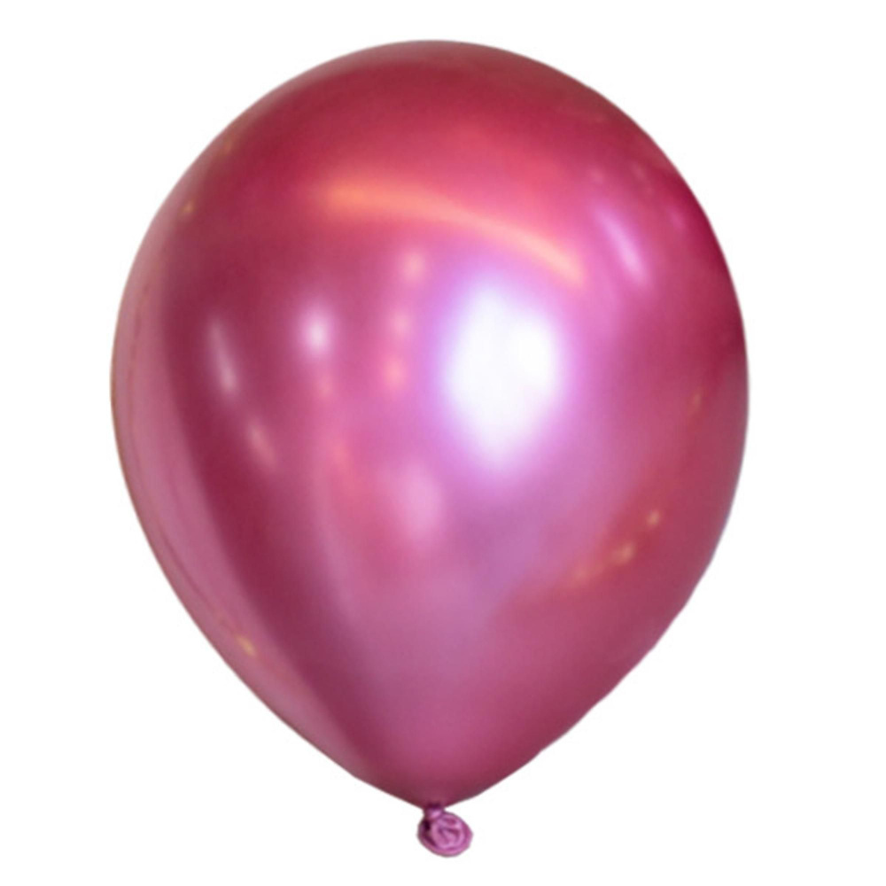 Воздушный шар 11"/28см Хром PLATINUM Pink 25шт #1