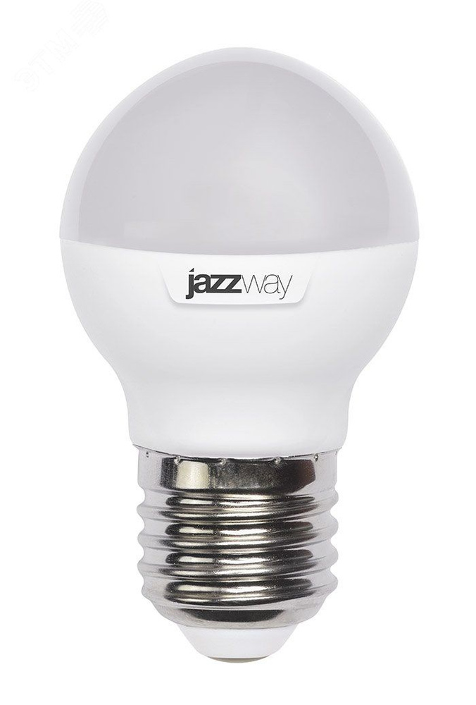 Лампа JazzWay светодиодная LED 11Вт 230Вт E27 холодный матовый шар 5019393  #1