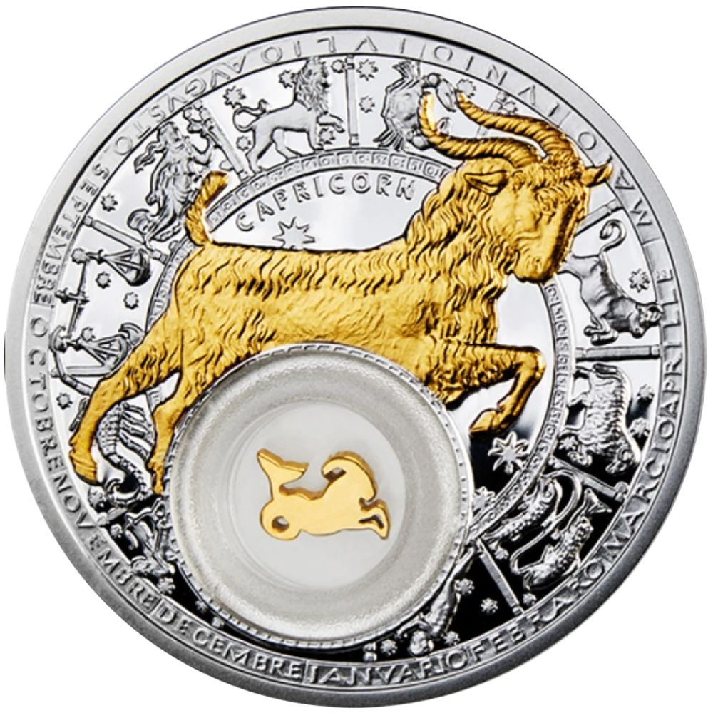 Монета. Беларусь 20 рублей, 2013 год. Знак зодиака. Козерог #1