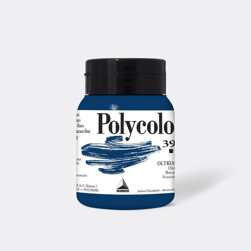 Краска акриловая Maimeri Polycolor синий ультрамарин 500мл #1