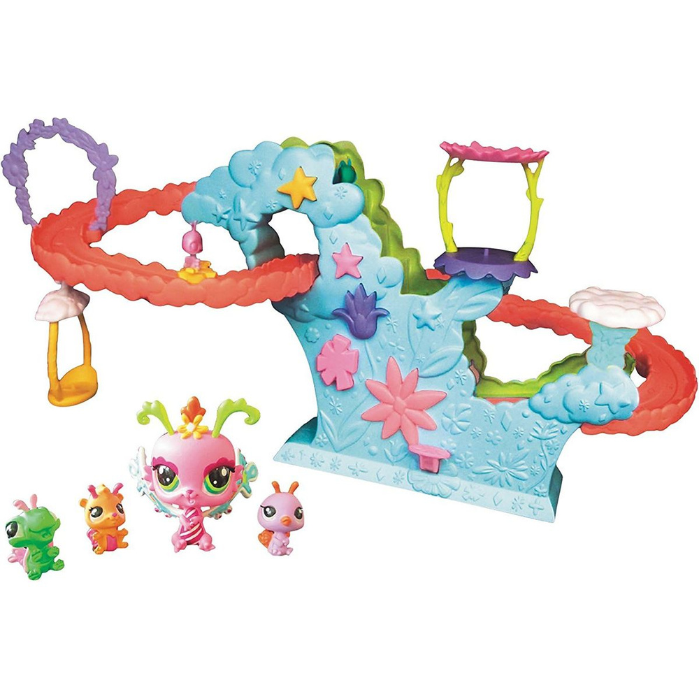 Игрушка для девочек Littlest Pet Shop Hasbro "Волшебная школа полетов" с феями  #1