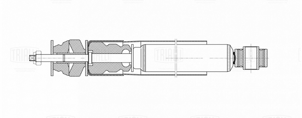 TRIALLI Амортизатор для SUZUKI SX-4 S-CROSS 13- /VITARA 15- задний газовый  #1