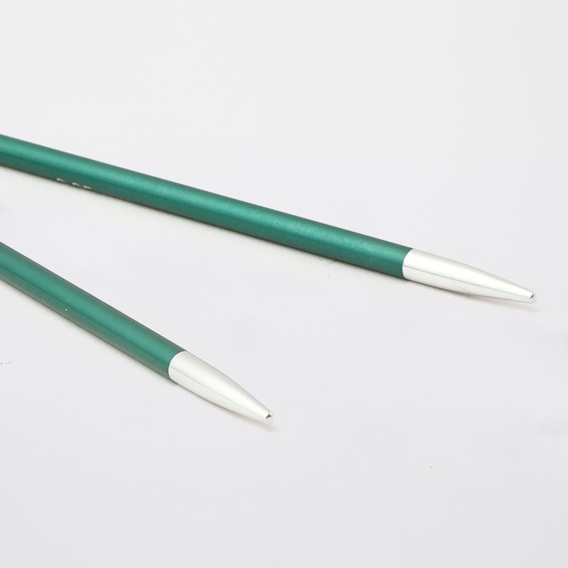 Съемные металлические спицы без лески KnitPro Zing, 2 шт, укороченные, длина 9.5 см. 3,25 мм. Арт.47529 #1