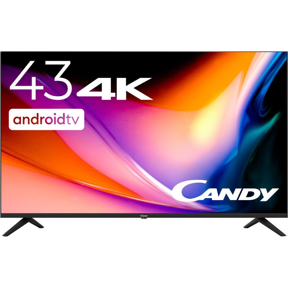 Candy Телевизор 43" 4K UHD, черный #1