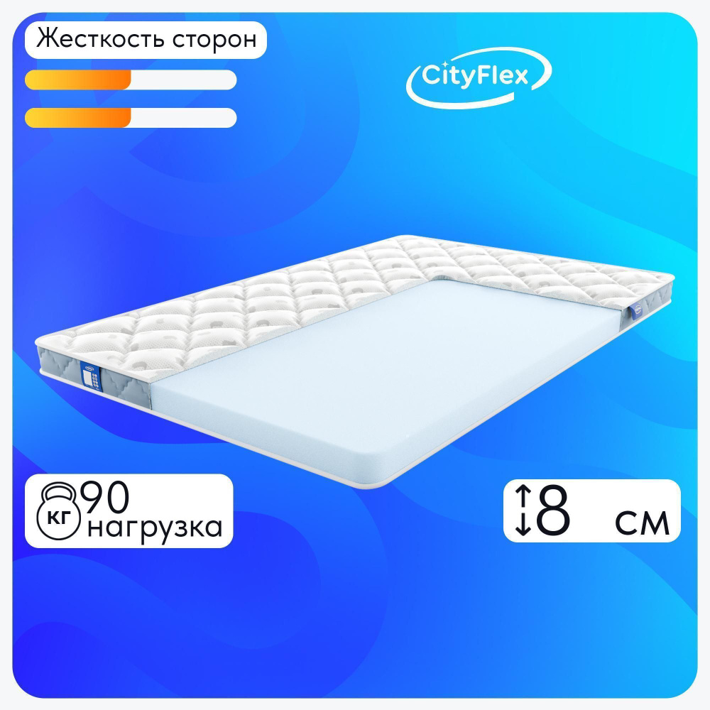 CityFlex Матрас Твист 8, Беспружинный, 90х190 см #1